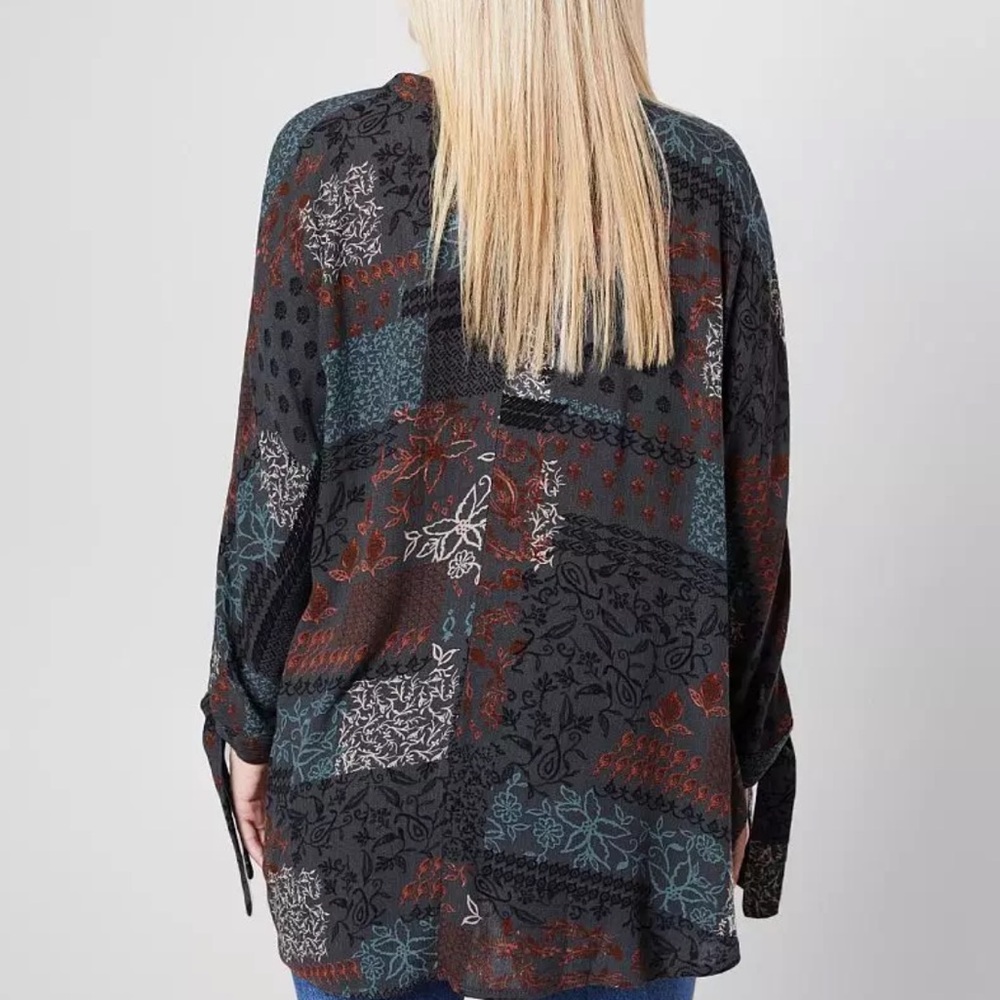 Daytrip Multicolor Patterned Blouse - image 2
